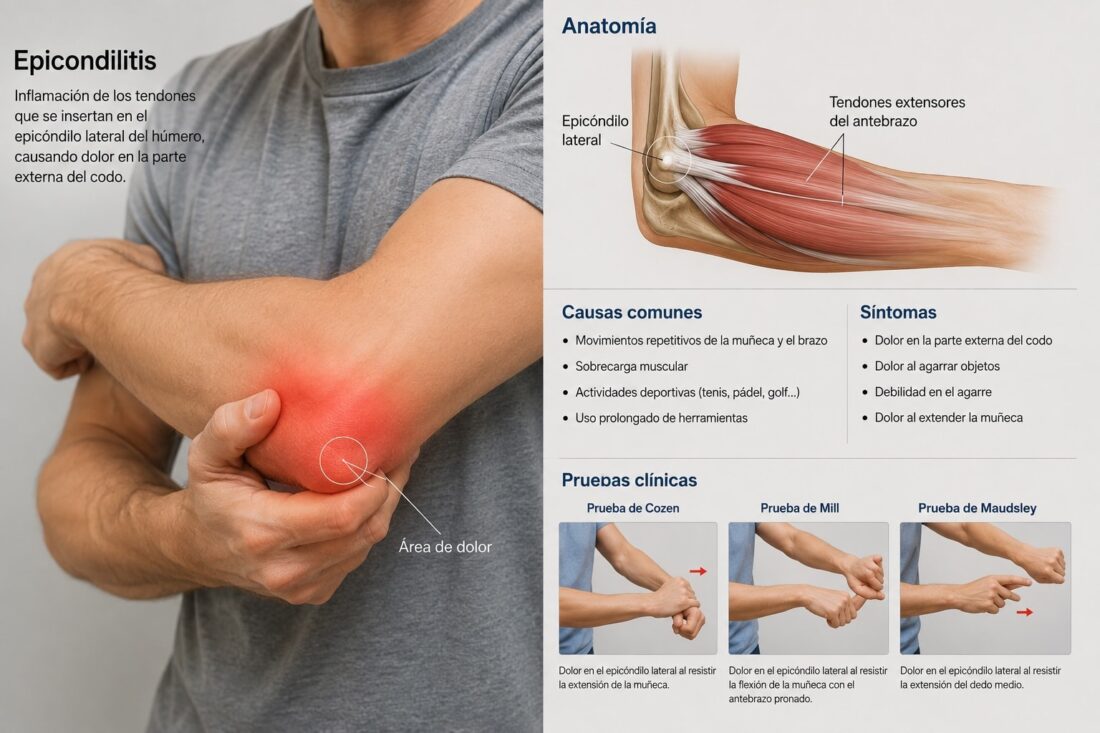 Tratamiento para epicondilitis crónica en Barcelona y Sant Cugat